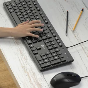 Teclado e Mouse by Lenovo Com Fio USB Wired ABNT2 CM102 - Lecoo