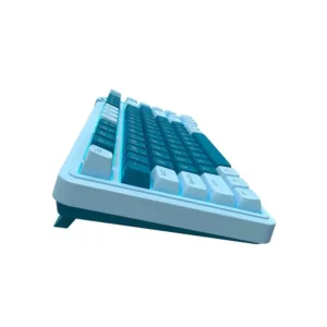 Teclado Gamer Aplus Gasket Cetus 75 Switch Red Jerszzy USB tipo A Azul AK200