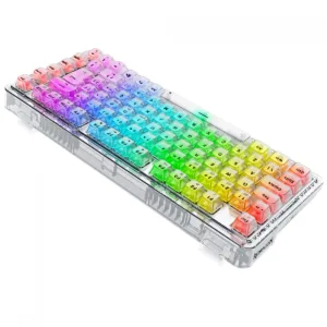 Teclado Mecânico Gamer Redragon ELF Pro RGB Wireless Bluetooth ABNT2 K649CT-RGB-PRO PT