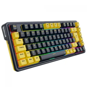Teclado Mecânico Gamer Redragon ELF RGB ABNT2 K649PY-RGB PT Switch Melt Gold