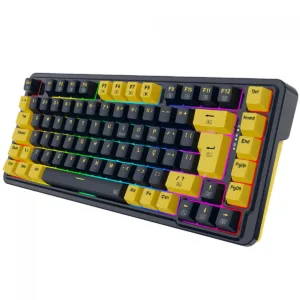 Teclado Mecânico Gamer Redragon ELF RGB ABNT2 K649PY-RGB PT Switch Melt Gold