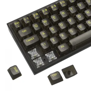 Teclado Mecânico Gamer Redragon Fizz Clear RGB USB Switch Crystal ABNT2 60% Preto K617CTB-RGB