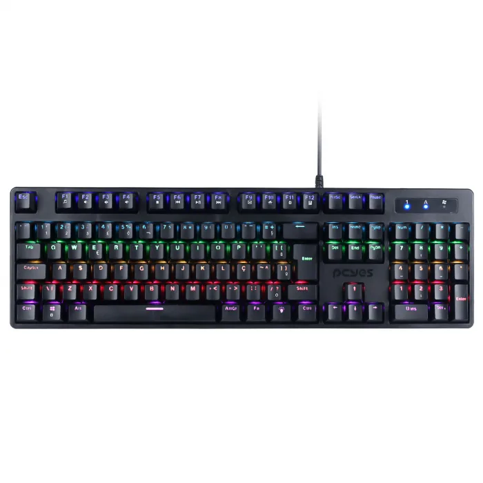 TECLADO GAMER MECANICO KRATZ SWITCH OUTEMU RED HOTSWAP LED RGB PKOHRDRGB - PCYES
