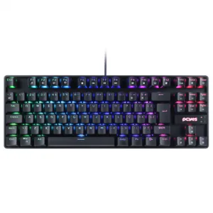 TECLADO GAMER MECANICO TKL NERON SWITCH OUTEMU RED HOTSWAP LED RGB PNOHRDRGB - PCYES