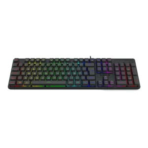 Teclado Gamer Redragon Netherbane RGB Usb Membrana Abnt2 Full Size Preto K521-RGB