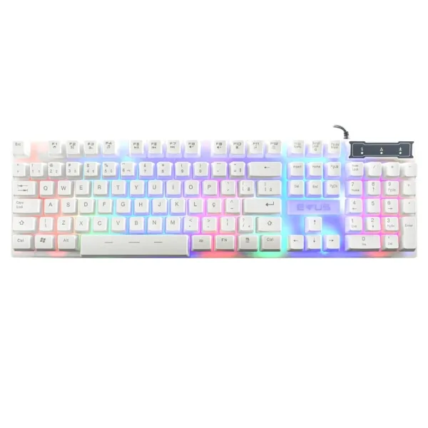 TECLADO GAMER TC-10W CANDY BRANCO - EVUS