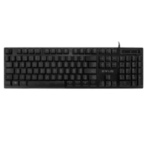 Teclado Gamer Evus TC-11B Jellybeans Preto com Design Compacto