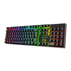 Teclado Magnético Gamer Redragon Dharma RGB Full Size Rapid Trigger ABNT2 USB-C Case em Alumínio Preto K556RGB-M