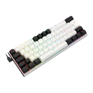 Teclado Magnético Gamer Redragon Fidd RGB K683BW-RGB-PT Switch Pink