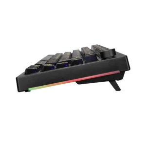 Teclado Mecânico Akko 5075S Clear Black ABNT2 Hot Swap Switch V3 Matcha Green Pro