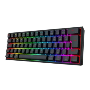 Teclado Mecânico Redragon Alcor RGB ABNT2 Switch RPC Linear Tri-Mode Preto K717B-RGB-PRO