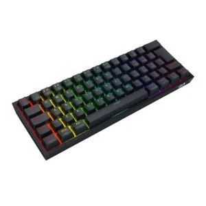 Teclado Mecânico Redragon Alcor RGB ABNT2 Switch RPC Linear Tri-Mode Preto K717B-RGB-PRO