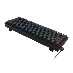 Teclado Mecânico Redragon Alcor RGB ABNT2 Switch RPC Linear Tri-Mode Preto K717B-RGB-PRO