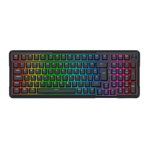 Teclado Redragon Mecânico Bluetooth Arlokks RGB ABNT2 Switch RPC Linear Tri-Mode Preto K742B