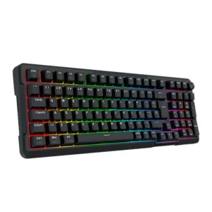 Teclado Redragon Mecânico Bluetooth Arlokks RGB ABNT2 Switch RPC Linear Tri-Mode Preto K742B