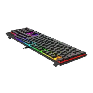 Teclado Mecânico Redragon Gamer Apas RGB ABNT2 Switch Marrom Preto K535-KB
