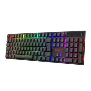 Teclado Mecânico Redragon Gamer Apas RGB ABNT2 Switch Marrom Preto K535-KB