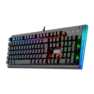 Teclado Mecânico Gamer Redragon Aryaman RGB Switch Blue Full Size ABNT2 USB Preto K569RGB (PT-BLUE) V2