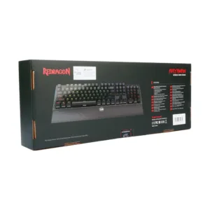 Teclado Mecânico Gamer Redragon Aryaman RGB Switch Blue Full Size ABNT2 USB Preto K569RGB (PT-BLUE) V2