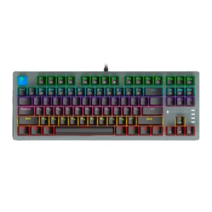 Teclado Thunderobot Mecânico Gamer K87 RGB Switch Vermelho USB Preto JT00FQ000