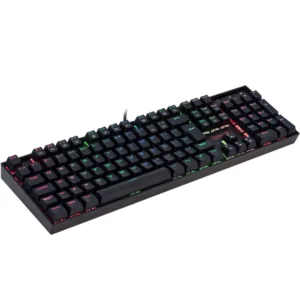 Teclado Mecânico Gamer Redragon Mitra RGB Switch Outemu Blue ABNT2 USB Preto K551RGB-1 (PT-BLUE)
