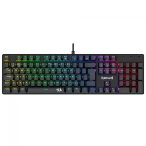 Teclado Mecânico Gamer Redragon Sindri Rainbow Switch Brown Full Size ABNT2 USB Preto K671 (PT-BROWN)