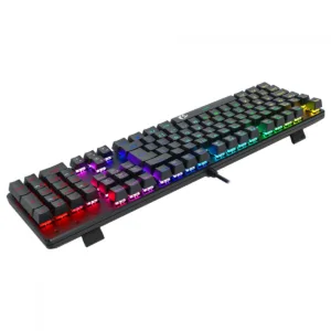 Teclado Mecânico Gamer Redragon Sindri Rainbow Switch Brown Full Size ABNT2 USB Preto K671 (PT-BROWN)