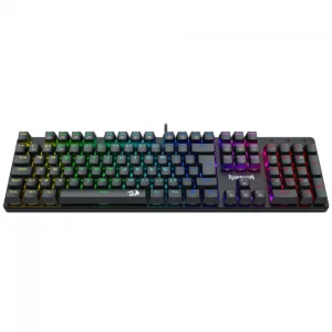 Teclado Mecânico Gamer Redragon Sindri Rainbow Switch Brown Full Size ABNT2 USB Preto K671 (PT-BROWN)