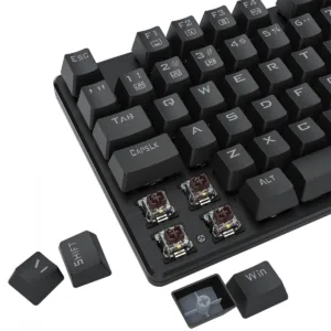 Teclado Mecânico Gamer Redragon Sindri Rainbow Switch Brown Full Size ABNT2 USB Preto K671 (PT-BROWN)