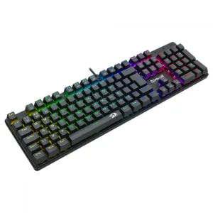 Teclado Mecânico Gamer Redragon Sindri Rainbow Switch Brown Full Size ABNT2 USB Preto K671 (PT-BROWN)