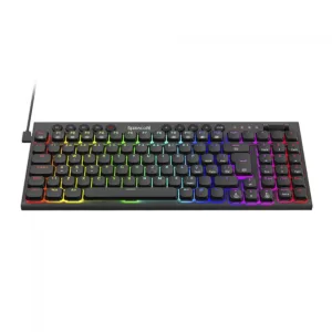 Teclado Mecânico Gamer Redragon Sion RGB Low Profile Switch Brown ABNT2 USB Preto K653-RGB (PT-BROWN)
