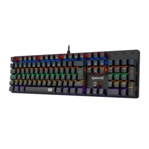 Teclado Mecânico Gamer Redragon Valheim Rainbow Switch Marrom K608-R-PT-BROWN