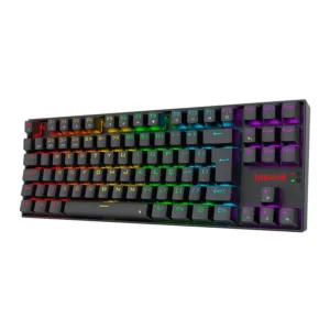 Teclado Redragon Mecânico Kumara Elite RGB Switch Marrom Wireless Preto K552-KRS
