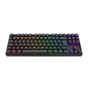 Teclado Redragon Mecânico Kumara Elite RGB Switch Marrom Wireless Preto K552-KRS