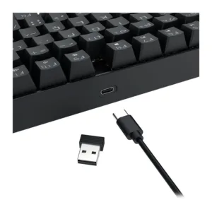 Teclado Redragon Mecânico Kumara Elite RGB Switch Marrom Wireless Preto K552-KRS