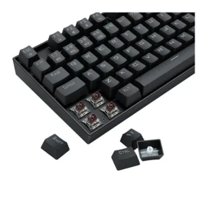 Teclado Redragon Mecânico Kumara Elite RGB Switch Marrom Wireless Preto K552-KRS