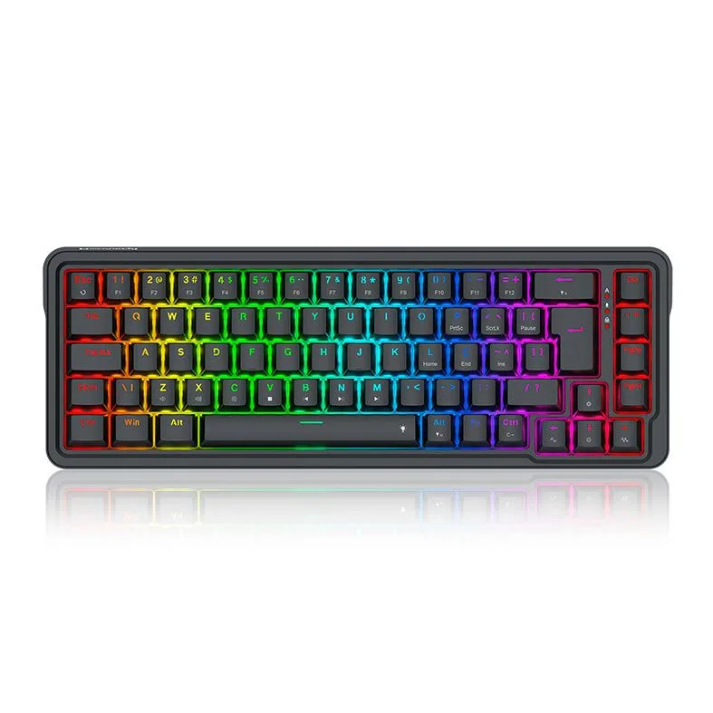 Teclado Mecânico Gamer Redragon Nova RGB Full Size ABNT2 USB Preto K709-RGB
