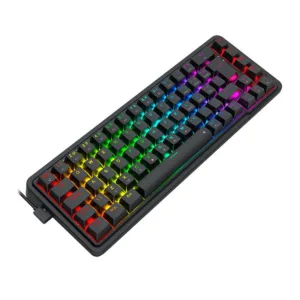 Teclado Mecânico Gamer Redragon Nova RGB Full Size ABNT2 USB Preto K709-RGB