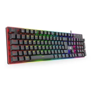 Teclado Mecânico Gamer Redragon Ratri RGB Switch Marrom K595RGB-PT-BROWN
