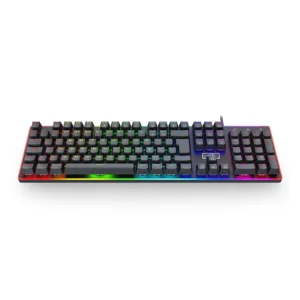 Teclado Mecânico Gamer Redragon Ratri RGB Switch Marrom K595RGB-PT-BROWN