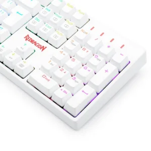 Teclado Mecânico Gamer Redragon Surara Pro RGB Branco Switch Blue ABNT2 K582W-RGB-PRO (PT-BLUE)