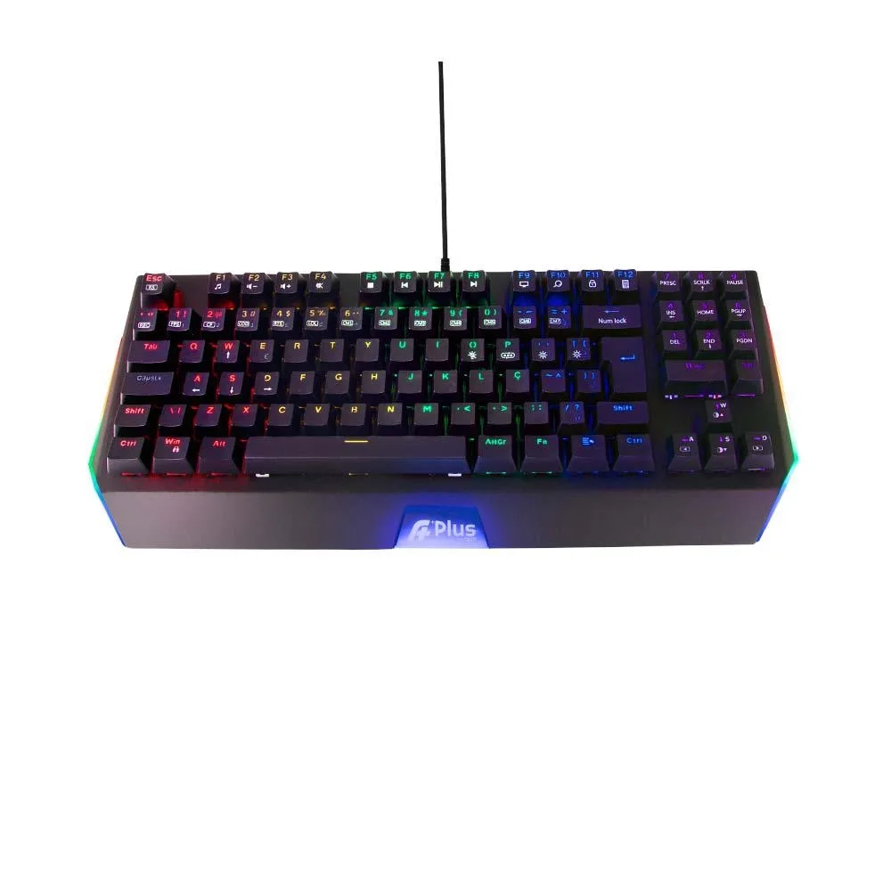 Teclado Mecânico Gamer Aplus Tech Mizu Rainbow ABNT2 Switch Outemu Red AP-KB-3990