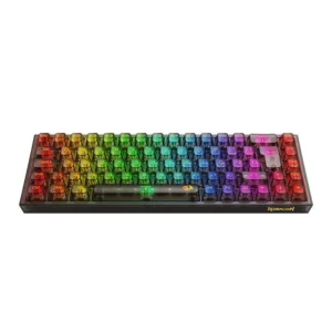 Teclado Mecânico Redragon Castor Pro RGB Switch Crystal Wireless Preto K631CTB-RGB-PRO