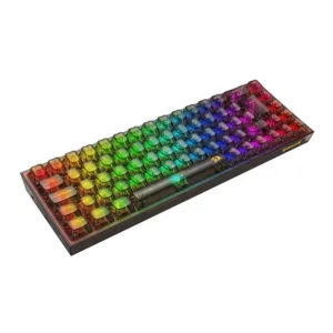 Teclado Mecânico Redragon Castor Pro RGB Switch Crystal Wireless Preto K631CTB-RGB-PRO
