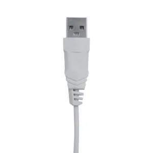 Teclado USB Multimídia Slim Vinik TCB200 Branco com Teclas Chocolate Cabo 1,8m