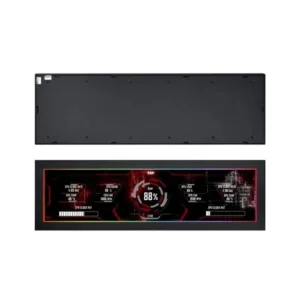 Tela Lian Li LCD 8.8 Universal Para Gabinetes Preto Argb 1920x480p USB SM088X