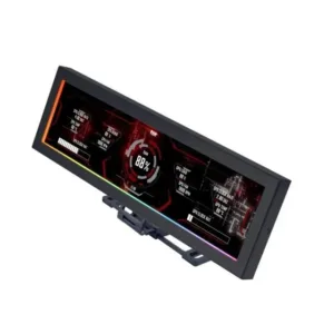 Tela Lian Li LCD 8.8 Universal Para Gabinetes Preto Argb 1920x480p USB SM088X
