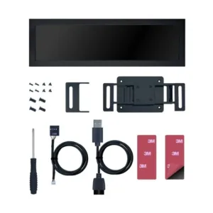 Tela Lian Li LCD 8.8 Universal Para Gabinetes Preto Argb 1920x480p USB SM088X