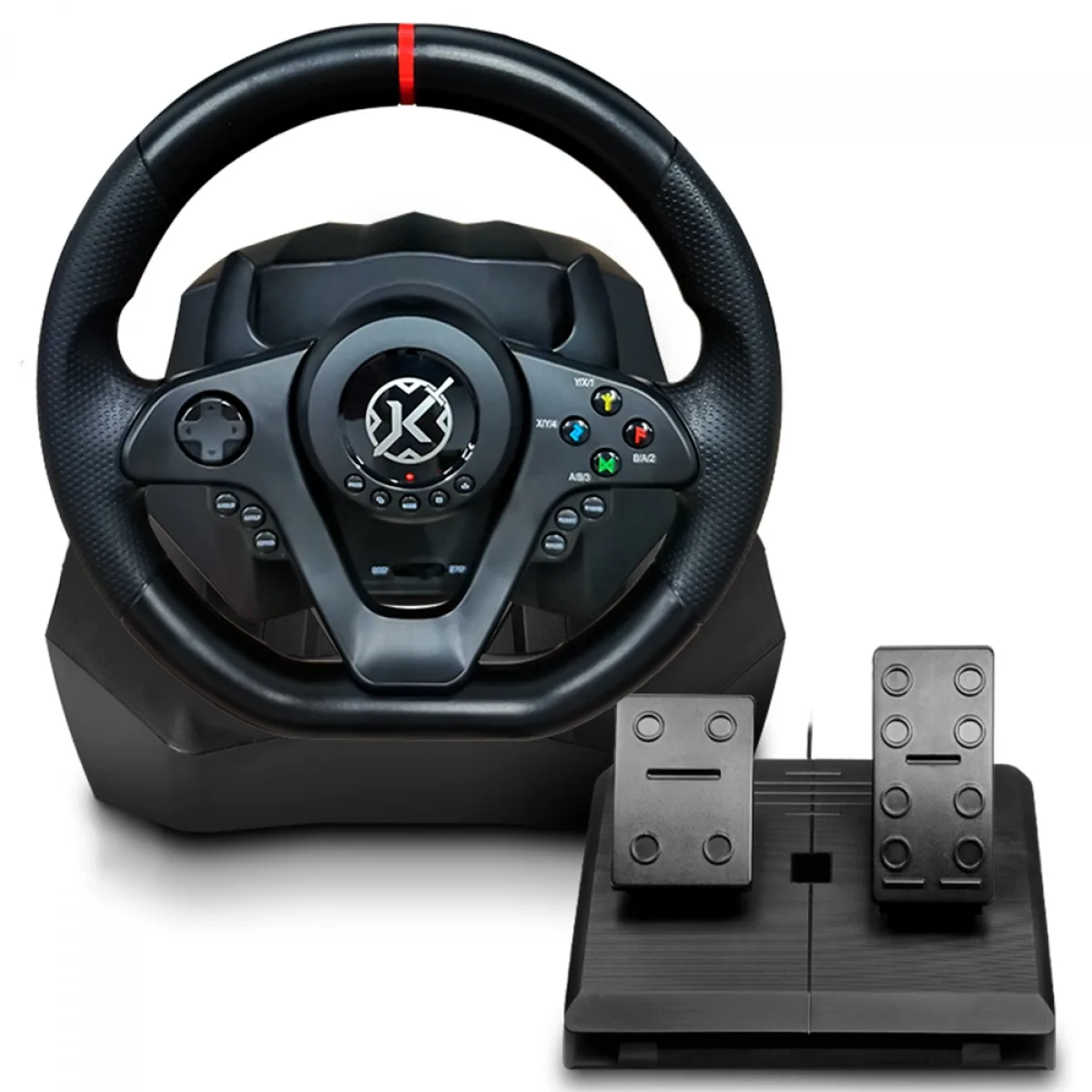 Volante Kalkan G300 ProRacing Com Pedal Preto KLK00033