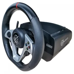 Volante Gamer Kalkan G500 Pro Racing com Pedais e Câmbio USB Preto KLK00032
